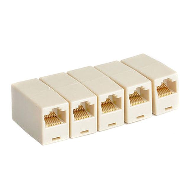 Rj45 Cat5 Cable Female To Female Rj11 Connector Plug Joiner Coupler, Dsl Cables
