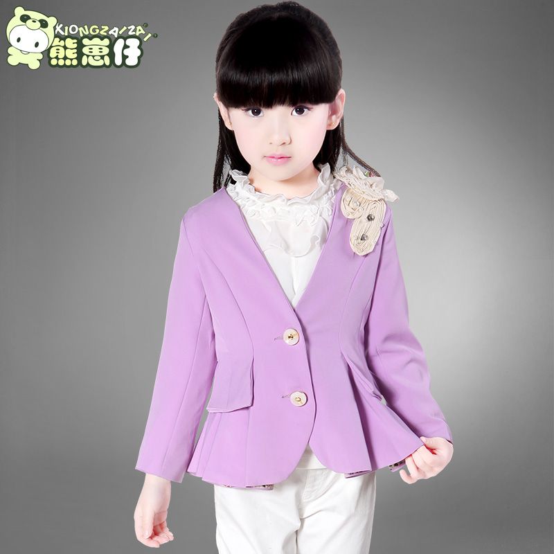 Kids Girls Small Suit Jacket Cardigan Coat 5 6 13 Year Old Boy