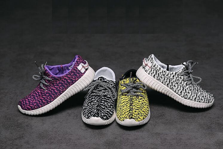 Kids Yeezy 350 Running Shoes Snakers Kanye West Yeezy 350 Boost Baby Fashion Yeezys Shoes Gray ...
