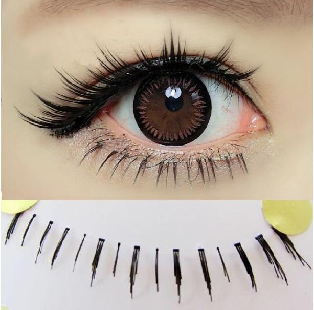 Lower Eyelashes Natural Straight Bottom Lashes For Nude Makeup Daily