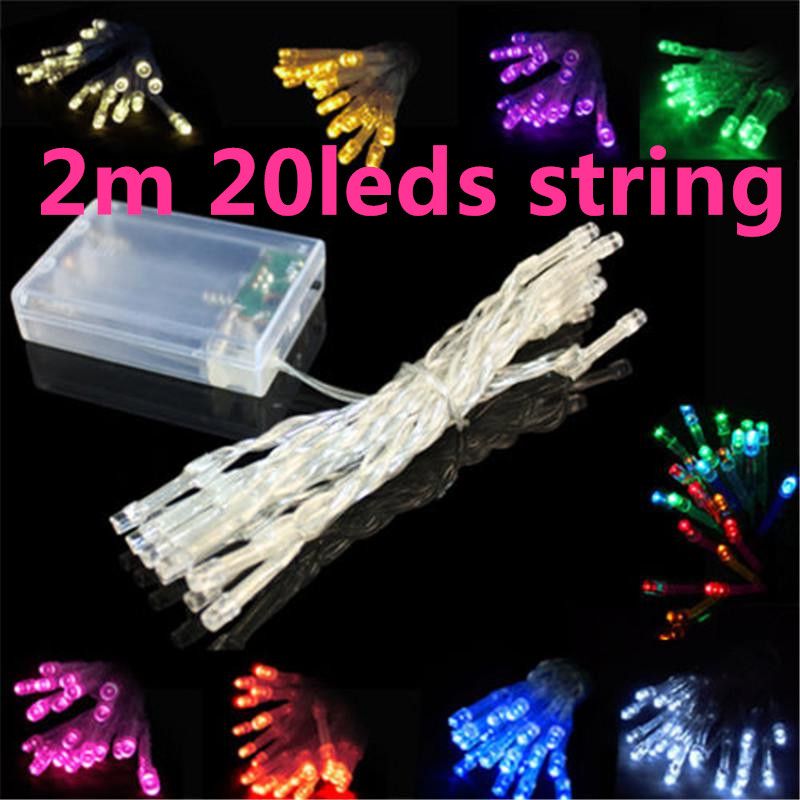 3xaa Battery 2m 20 Led String Mini Fairy Lights Battery Power Operated