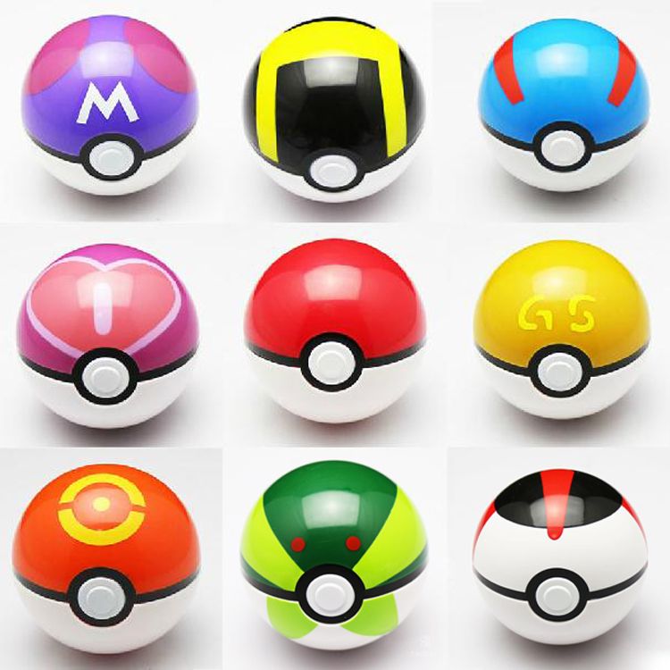 POKEMON Pokeball Ultra Time Love Poke Ball Figure Popup Plastic