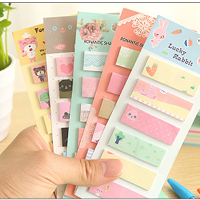 Wholesale New Cute Sticky Notes / Memo / Sticky Note Pad / Wholesale Fresh Cartoon Sticky N