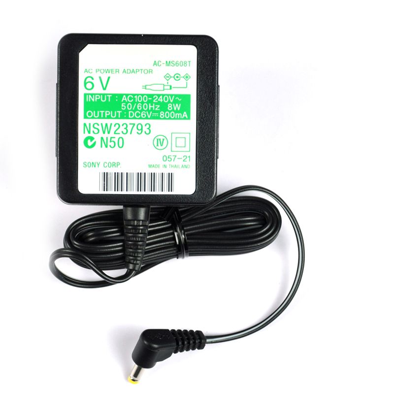 AC Adapter For SONY MZ-NH1 Professional Recorder HiMD Mini Disc Walkman