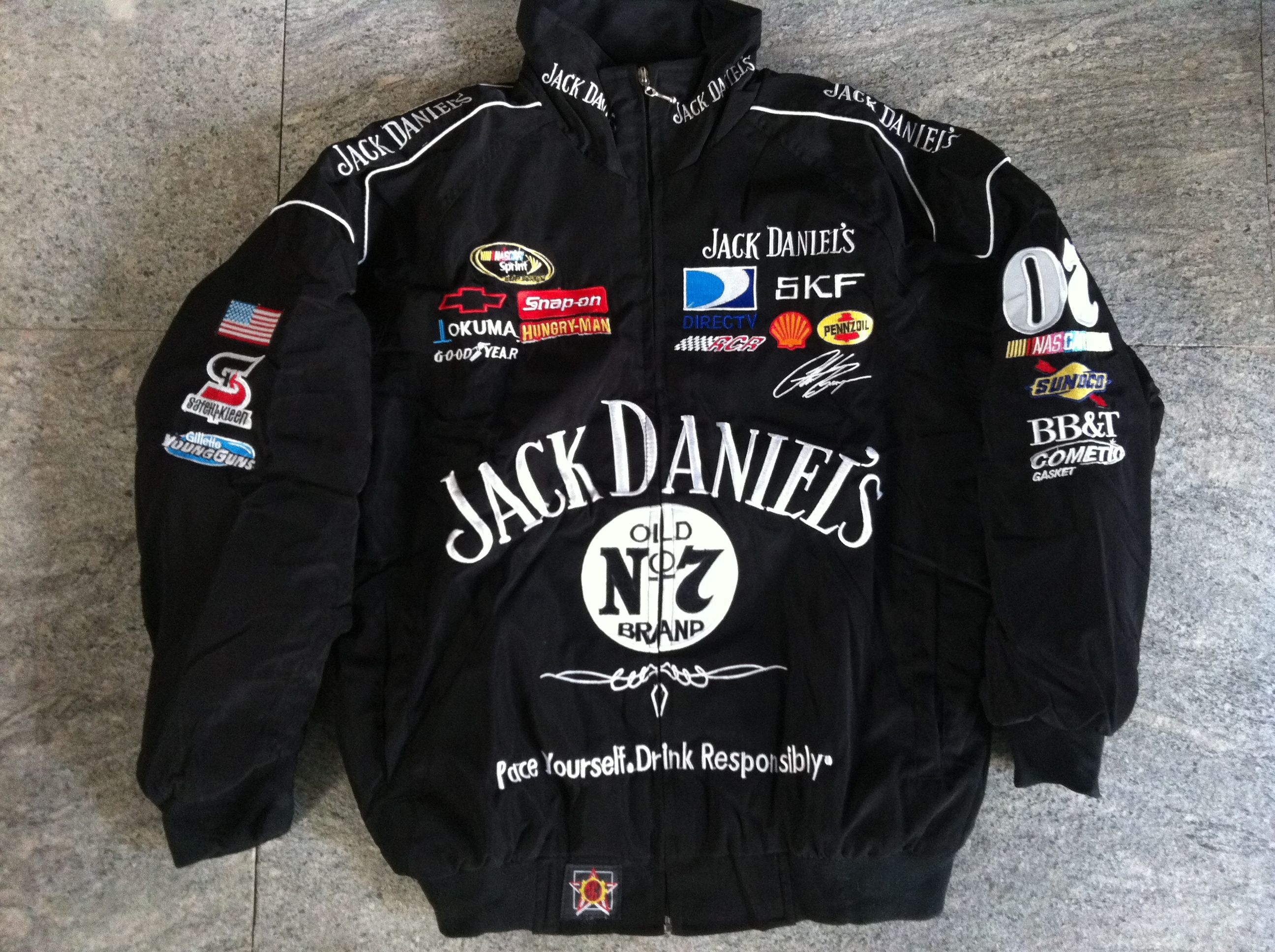 Embroidery Logo F1 Fia Nascar Indycar V8 Supercar Moto Gp Racing Cotton