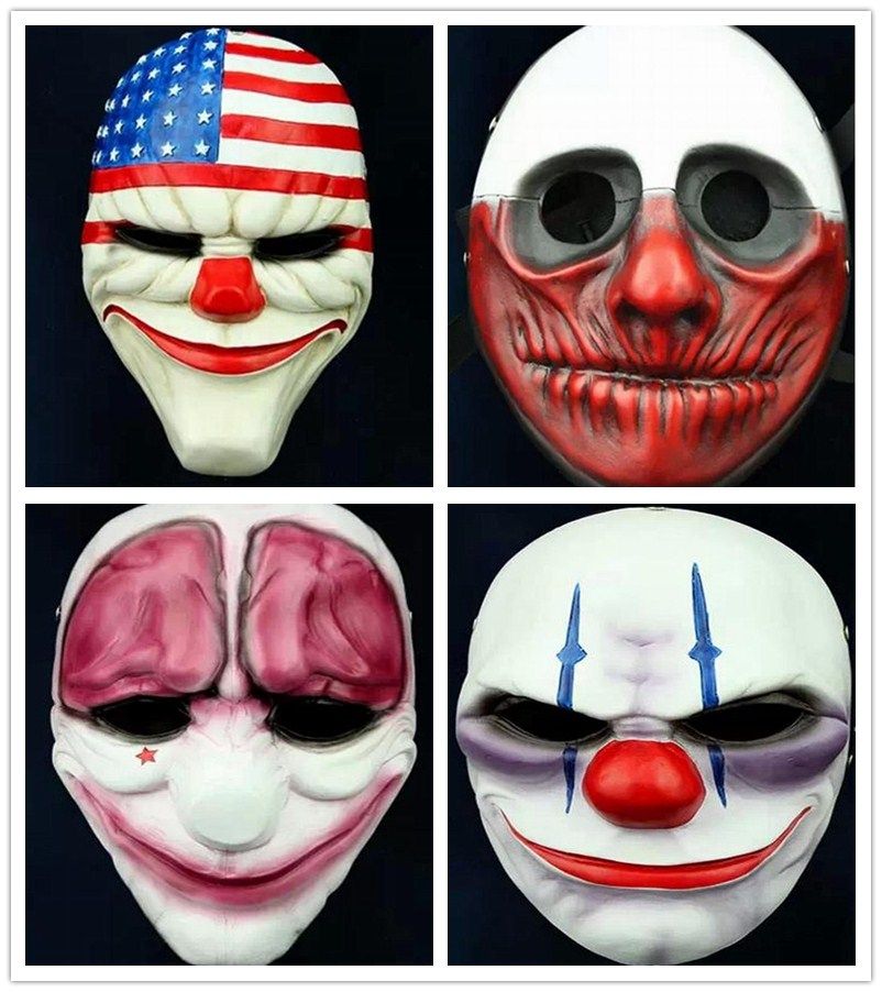 2017 Halloween Horror Mask Game Payday 2 The Heist Dallas Mask Cosplay 2017 Halloween Horror Mask Game Payday 2 The Heist Dallas Mask Cosplay