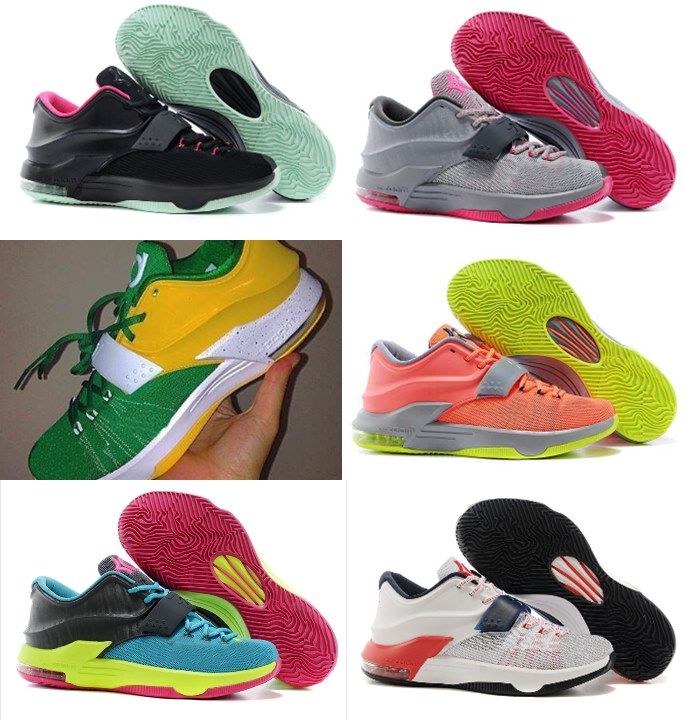 Cheap Kds 7 Vii For Sale,New Id University Red Kd7 Metallic Silver White Royal Blue Usa Mens