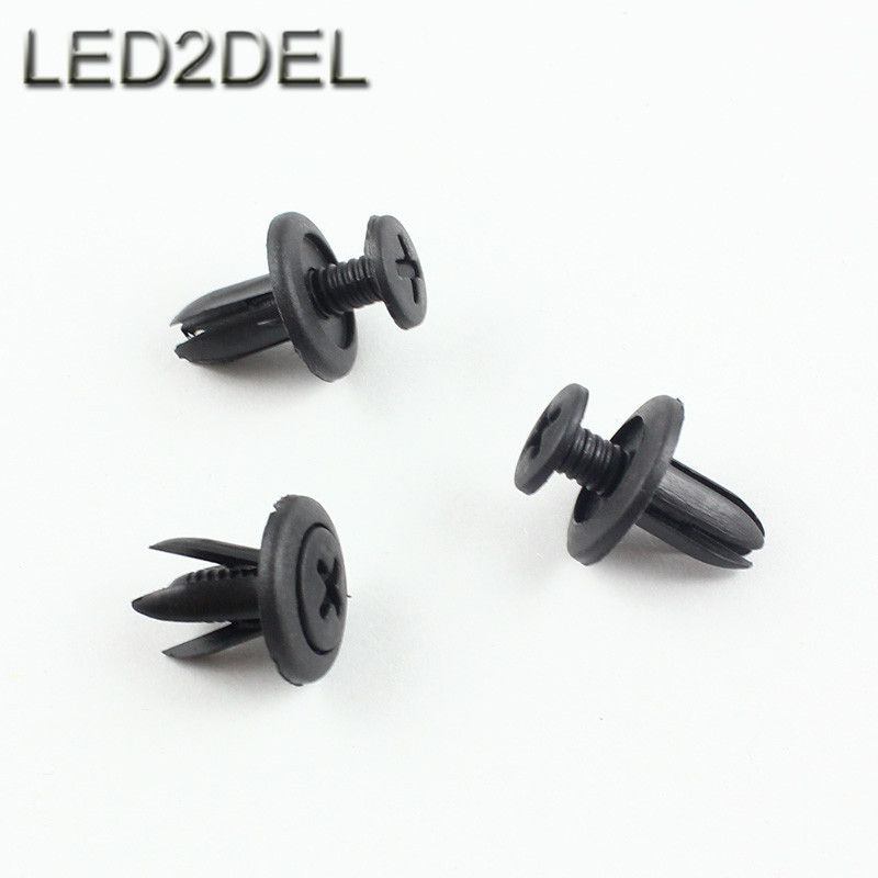Auto Bumper Fender Small Plastic Screw Rivet Push In 6mm