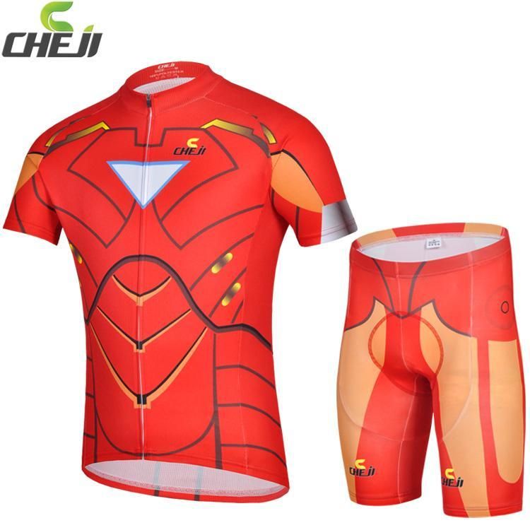 New Arrival Ironman Road Bicycle Suit The Avengers Series Breathable Stylish Bicycle Bike Wear