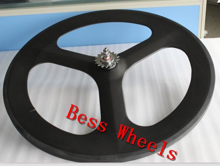 hed tri spoke front wheel