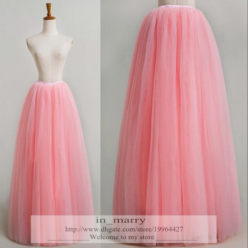 Wholesale Pink Long Tutu Skirt 2016 Beach Street Fashion Adult Women ...