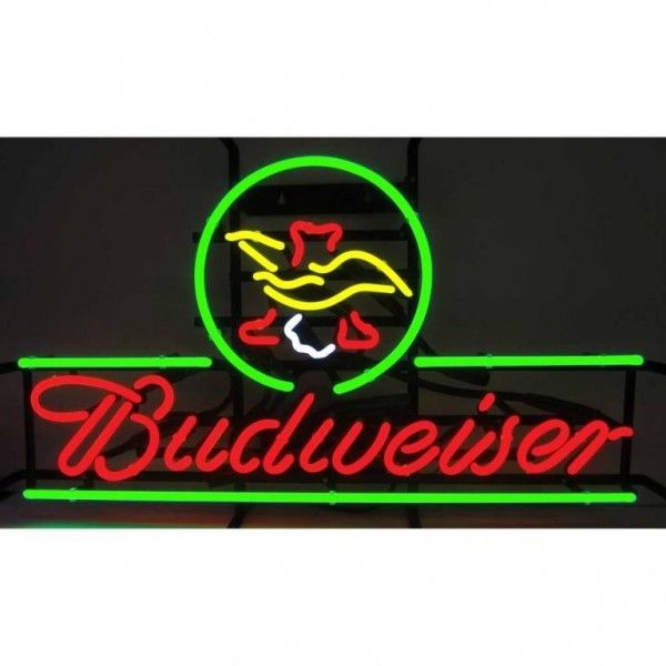 2018 Nouveau Budweiser Verre Néon Sign Sign Blight Beer Bar