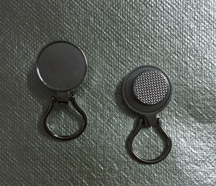 20mm Diy Blank Eyeglass Holder Plain Id Badge Holder Brooch