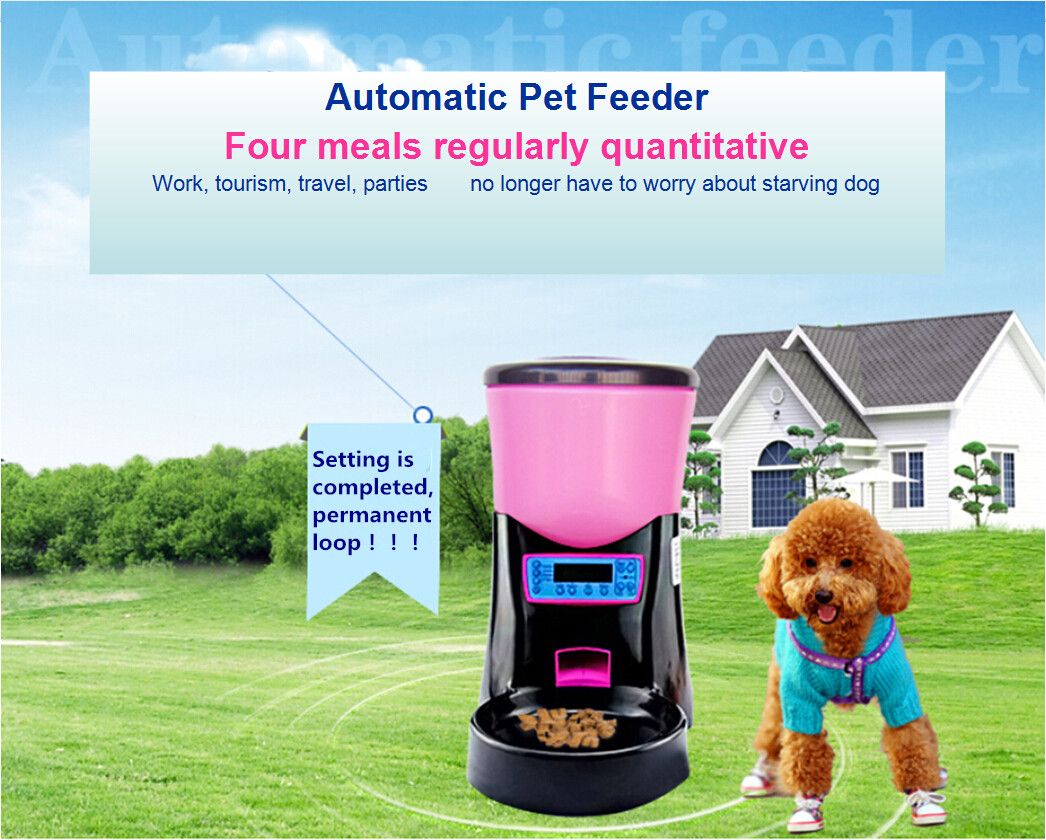 2017 Pet Automatic Feeding Machine \ Dog Feeding Machine Timing \ Cats