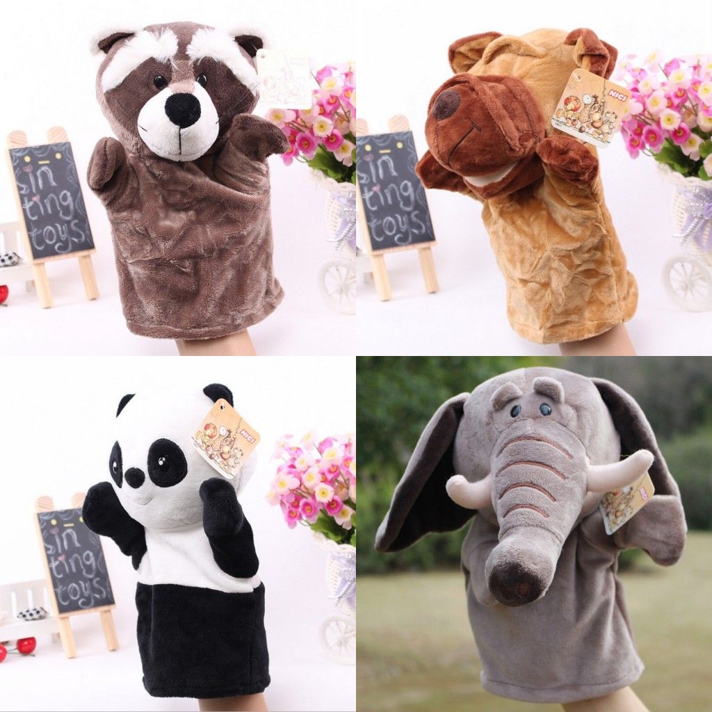 Farm Friends Hand Puppets Open Mouth Hand Puppets Toys Plush Animal
