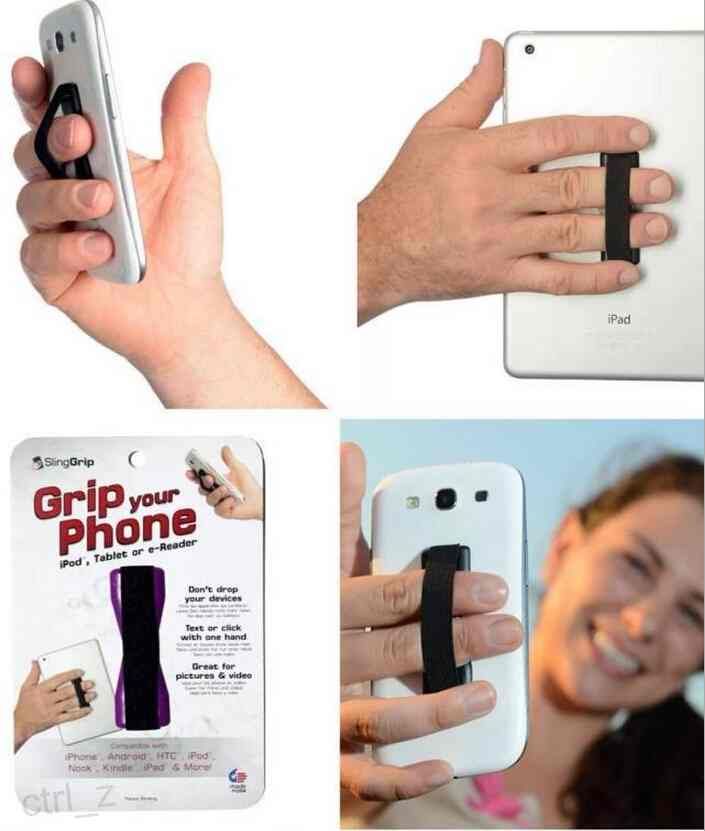 Wholesale Mobile Phone Finger Holder Cell Phone Sling Rubber Grip One