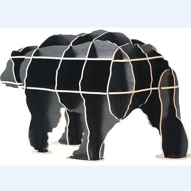 2018 Polar Bear Bookshelf Bookcase Bookshelf Nordic Style Model Room