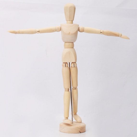 2017 12 Inch 30cm Art Painting Small Wooden Puppet Who Joints Mannequin