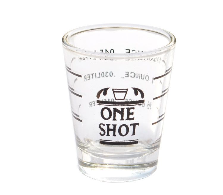 2017 45ml Glass Measuring Cup Scale Bar Bartender Ounce Cups Ounce