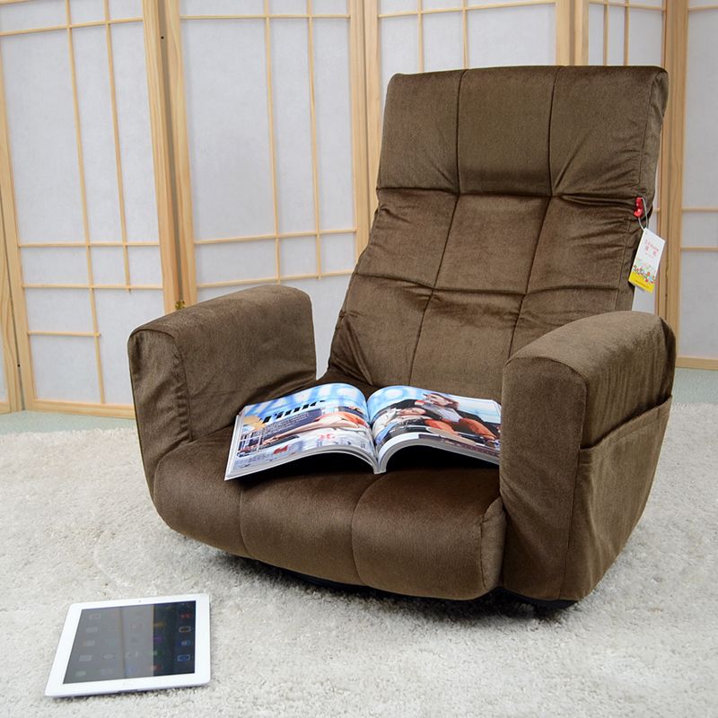 2017 Floor Reclining Armchair 360 Degree Swivel Rotation Japanese Style Living Room Furniture 