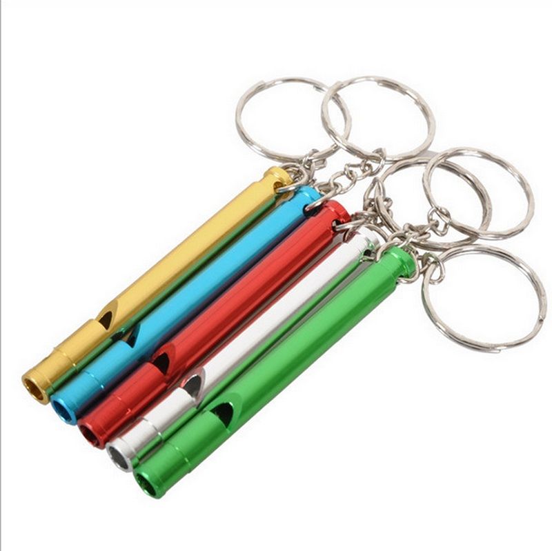 Outdoor Camping First Aid Kit Supplies Emergency Whistle Mini Survival Whistle Keychain Team Set
