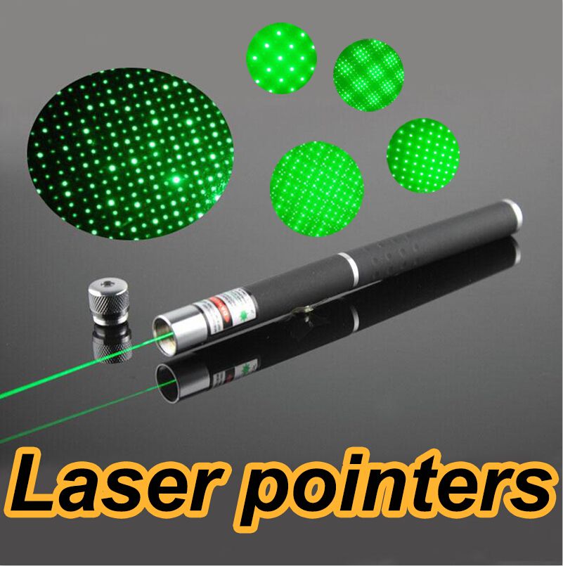 Laser Pointer Pens 5mw 532nm Green Red Blue Violet Sky Star Burning 2in1 Lasers Pointers Sos