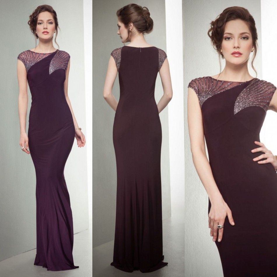 Dark Brown Evening Dress