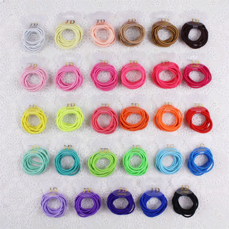 Wholesale Candy Colored Hair Holders Hair Bands Elastics Accessories