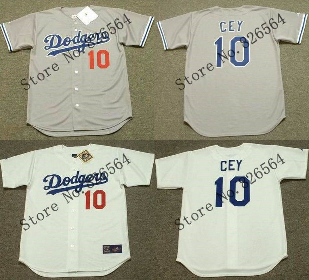 Cheap 10 RON CEY Jersey Brooklyn 1981 Los Angeles Dodgers Throwback