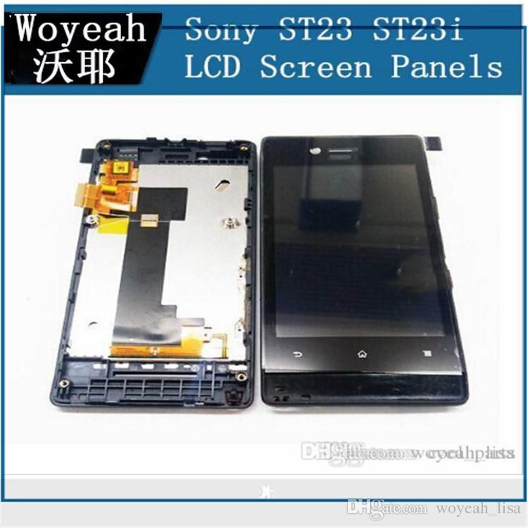 for sony ericsson xperia miro st23 st23i lcd display and touch screen digitizer panel wtih frame for sony ericsson xperia miro st23 st23i lcd display and touch screen digitizer panel wtih frame