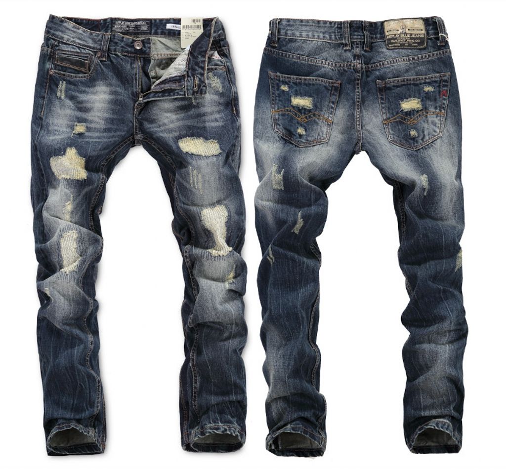 H New Brand New Men's Long Jeans Hot Sell 2015Straight Designer ...
