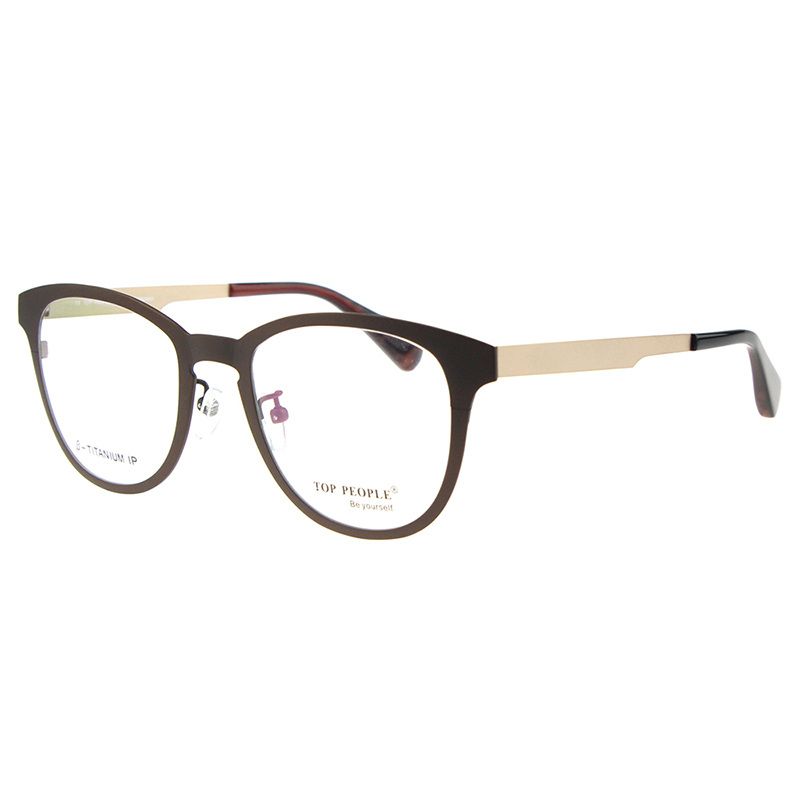 Semi Rimless Titanium Eyeglass Frames Optical Lightweight ...