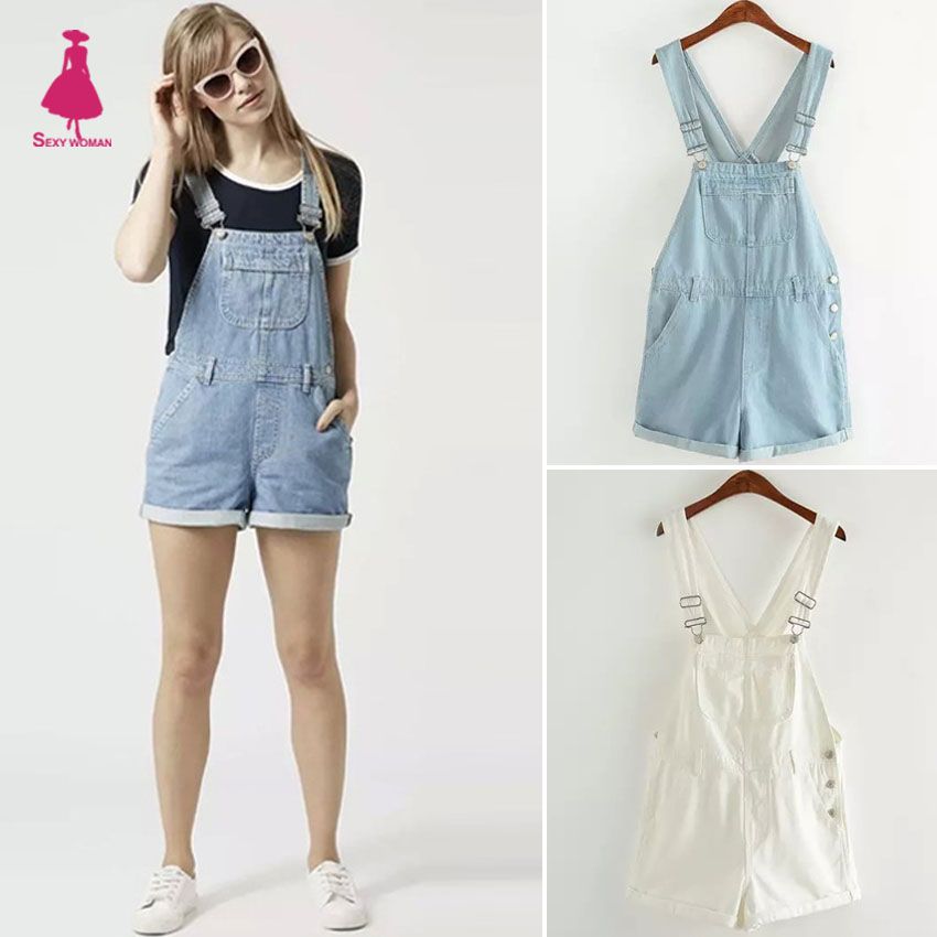 Online Cheap Sexy Women 2015 Summer Washed Casual Denim Roll Up Cross