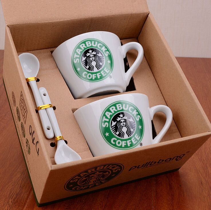 Wholesale Starbucks Coffee Cup Set/ Starbucks Cup/Coffee Mug Water Bottle/Cute/Couple/Office
