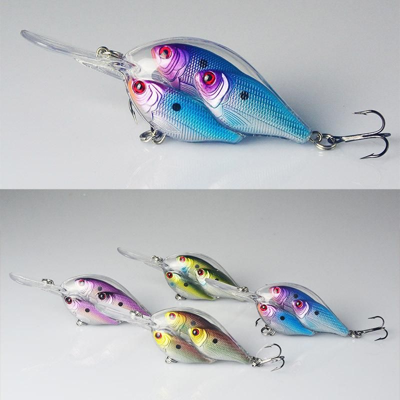 Crank Fishing Lure Shad Live Fish Bait Ball Threadfin Bass Fishing 3d