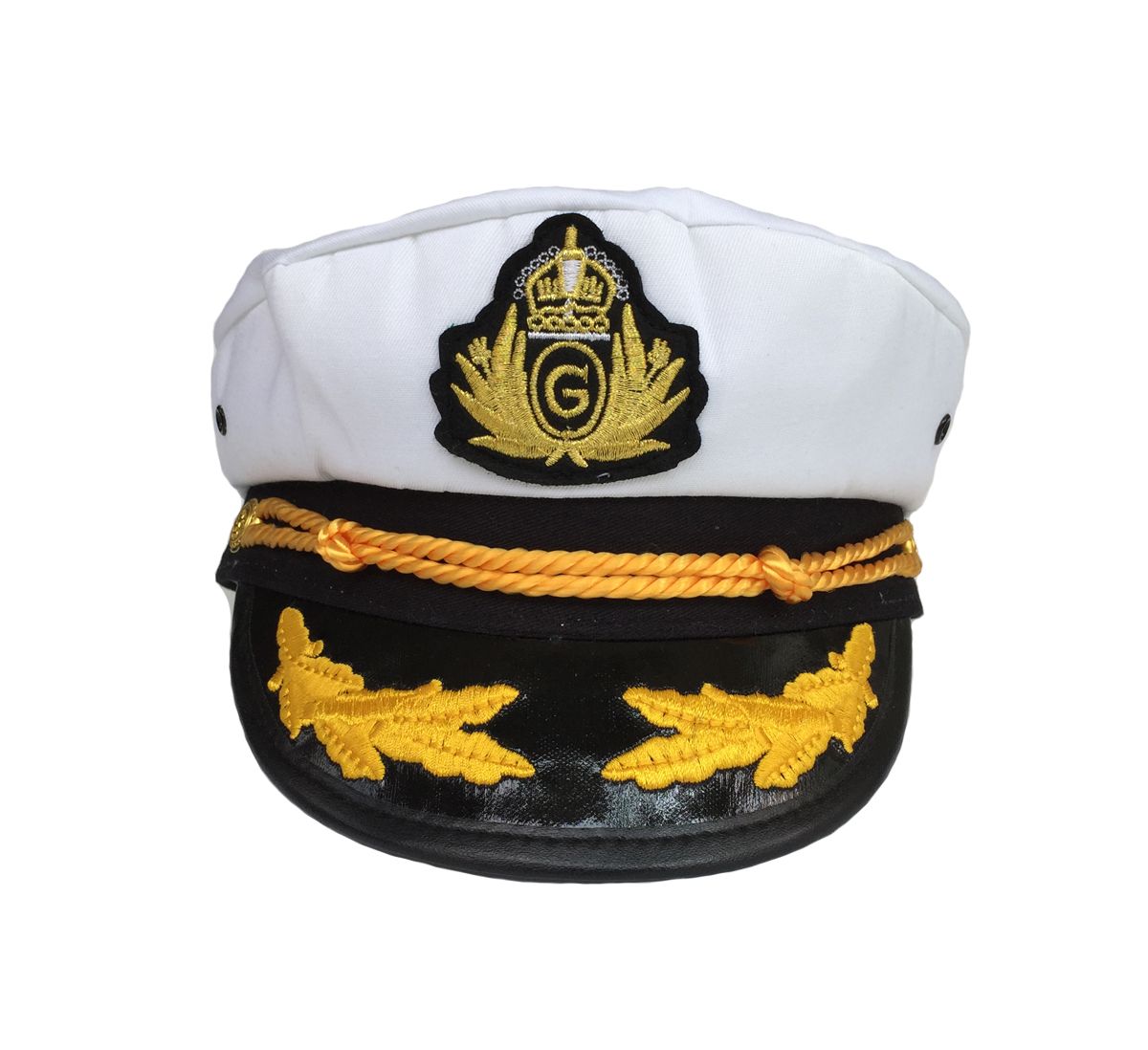 Yacht Captain Hat Yachting Cap Navy Sailor Skipper Boat Military