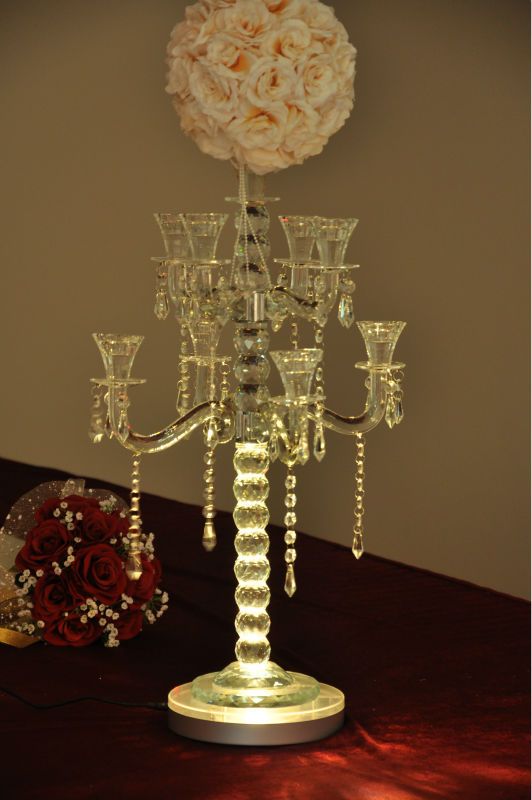 2017 8inch Under Vase Light Centerpiece Led Multicolor Light Base For Wedding Centerpiece Decor