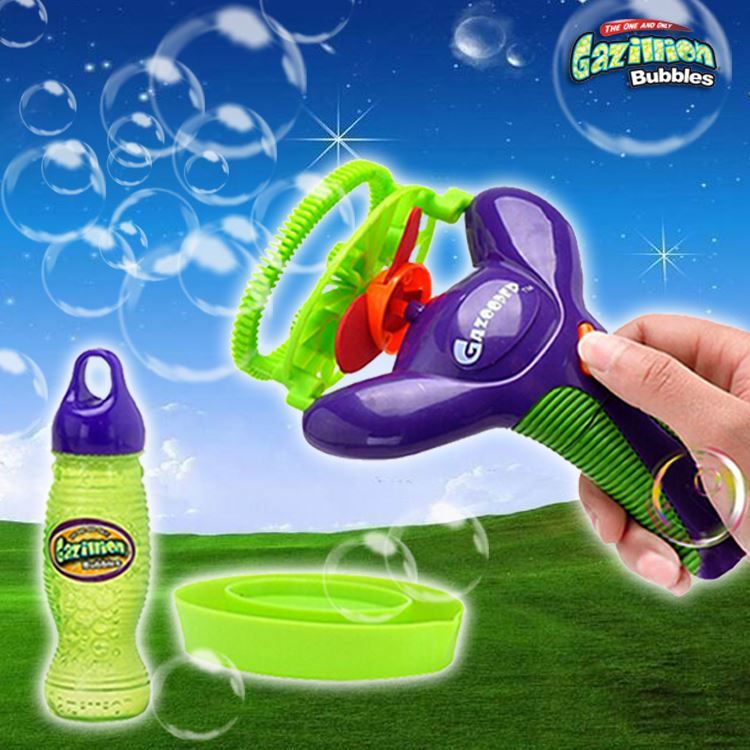 2017 2015 New Outdoor Toys Gazillion Blowing Bubbles Gun, Bubble In