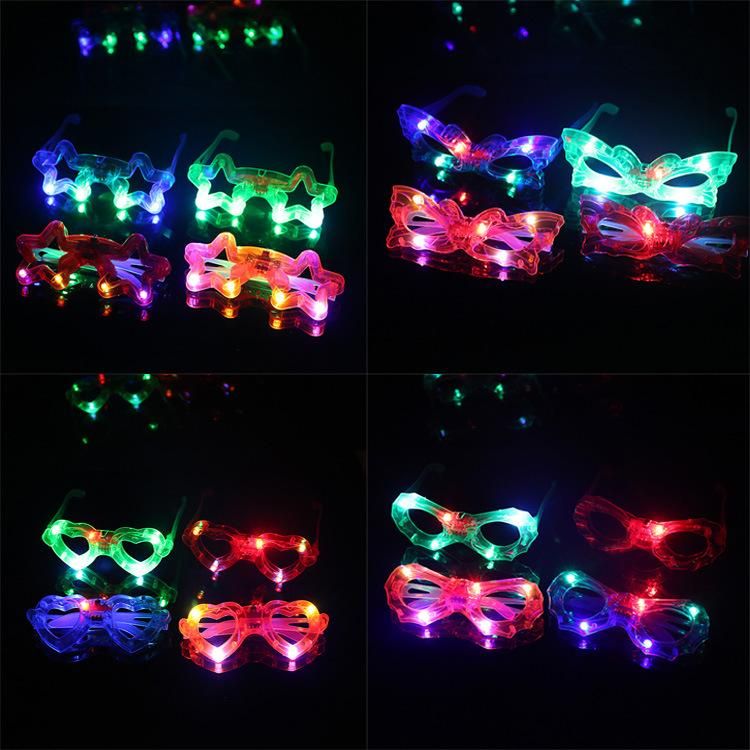 Butterfly Led Flashing Glasses Light Up Rave Toys For Halloween
