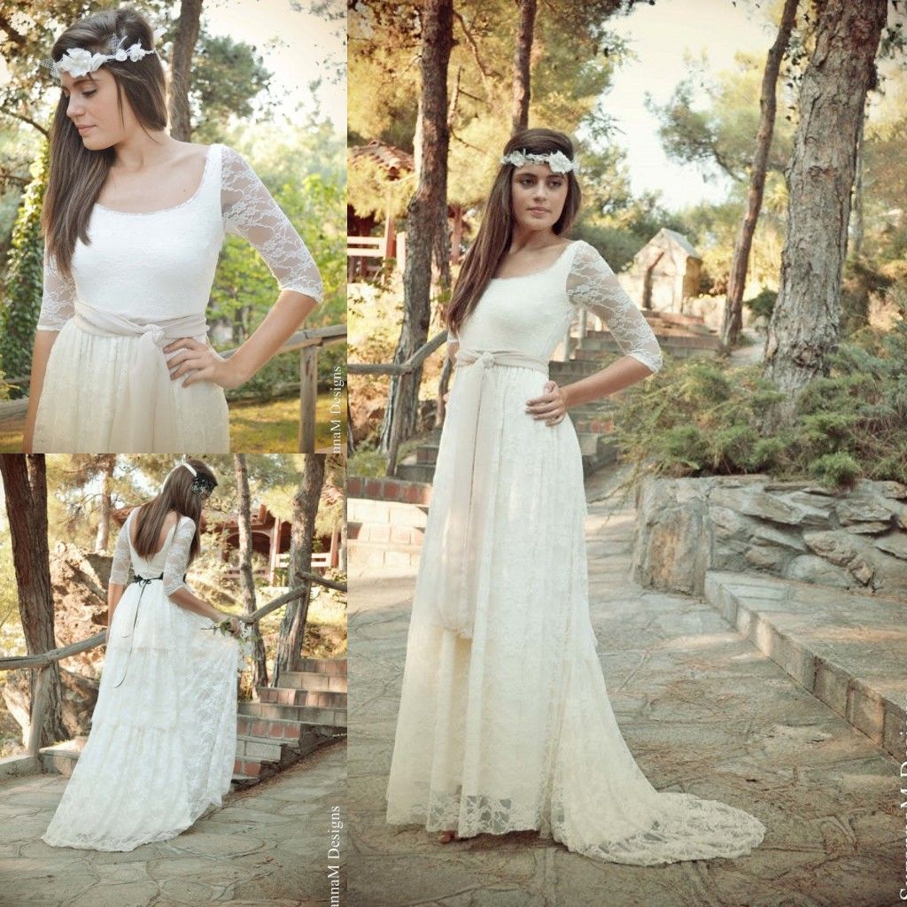 bohemian plus size bridal gowns