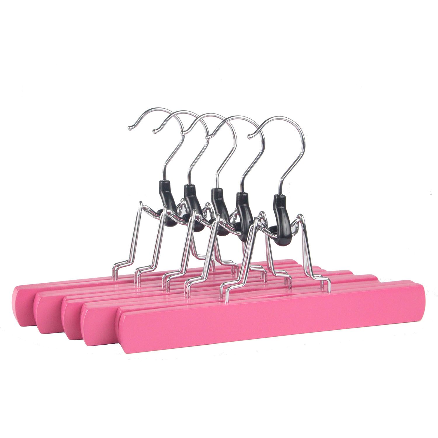 2017 Pink Wooden Hair Extensions Hanger For Virgin Hair, Non Slip