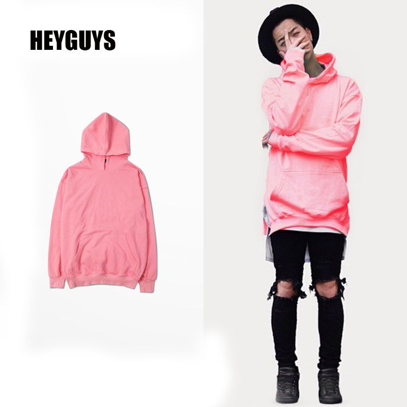 2018 Heyguys Hot 2016 Hoodie Men Pink Color Fashion