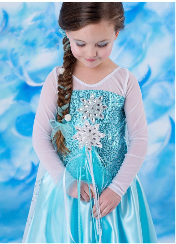 Queen Elsa Frozen Dresses Frozen Princess Dresses Blue2015 Elsa Dresses