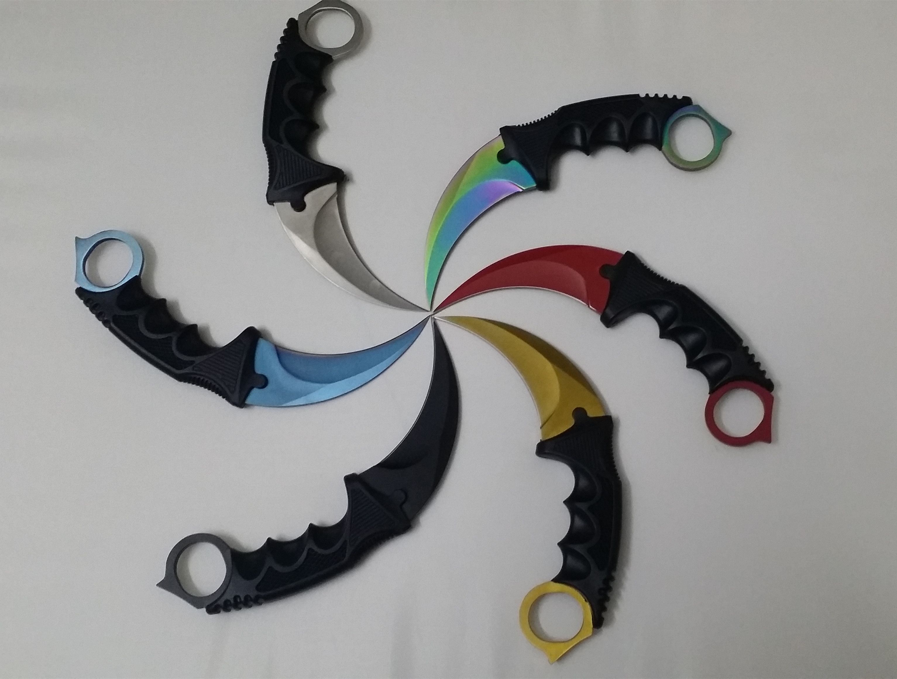 2017 Super Deals Csgo Counter Strike Karambit Knife Neck Knife With