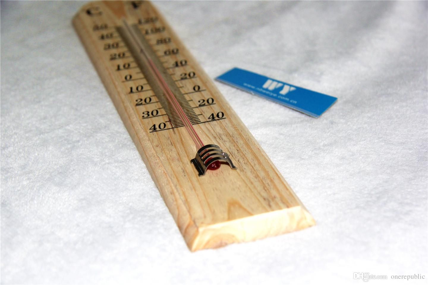 Wooden Thermometer Household Wall Thermometer Analog Household