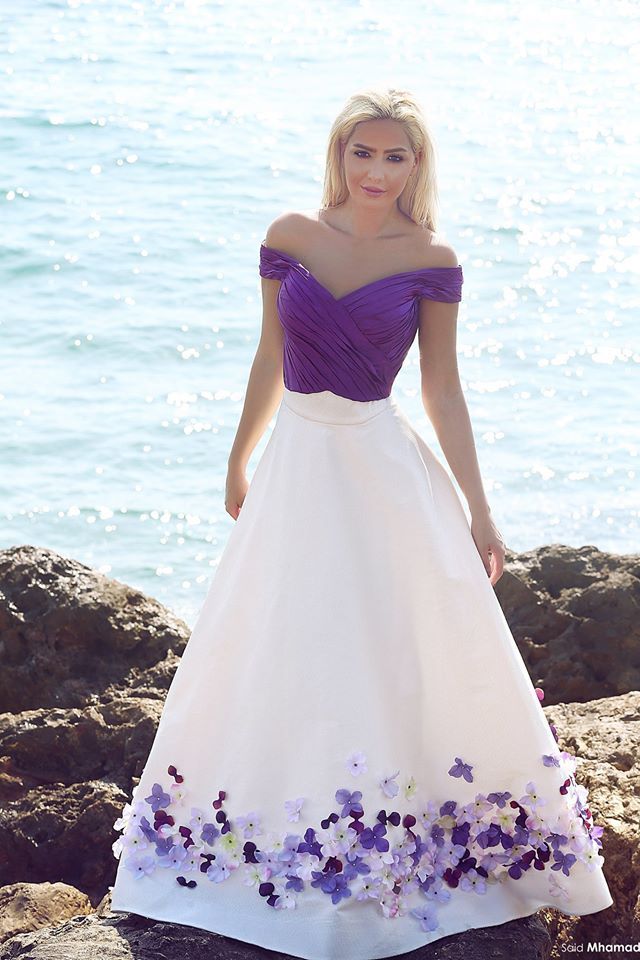 Discount Purple 2016 New Spring Colorful A Line Wedding Dresses Off