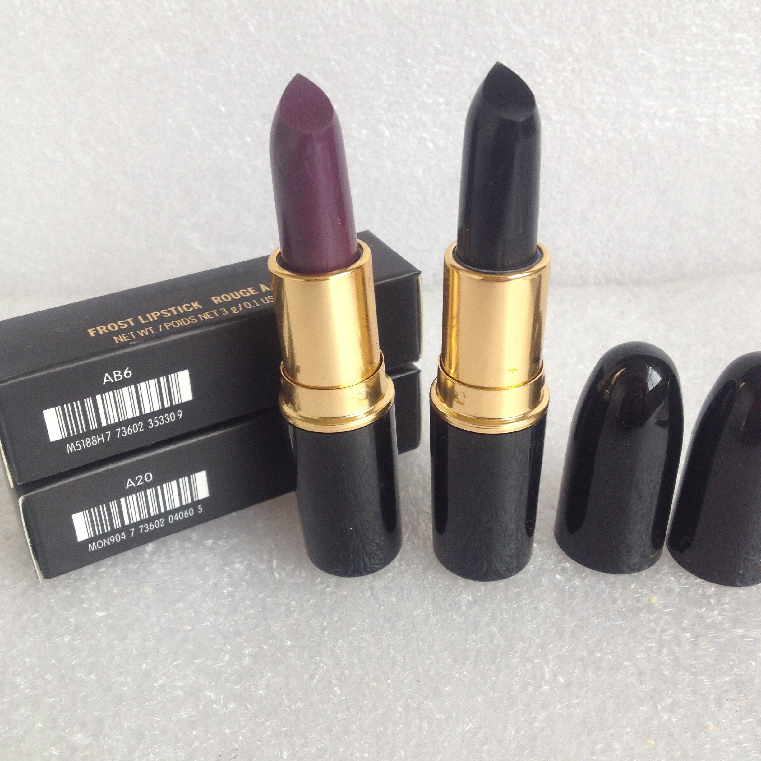 2015 Brand Beauty Lipsticks Black Cyber Dark Purple Lipstick
