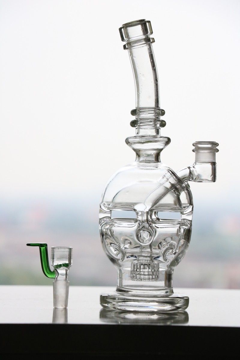 2016 Wholesale 2016 Quartz Glass Bong Honey Bucket 12 Holes In The 10