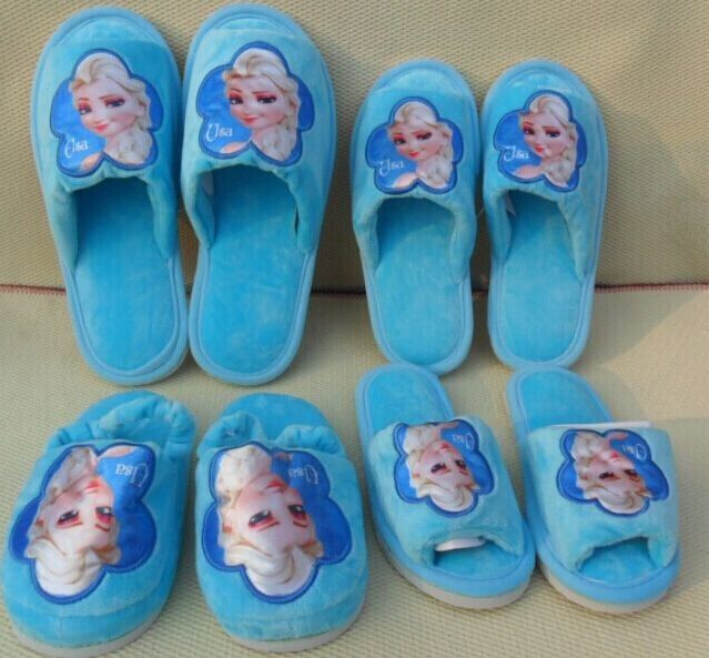 Frozen Slippers Elsa Anna Princess Slippers Household Antiskid