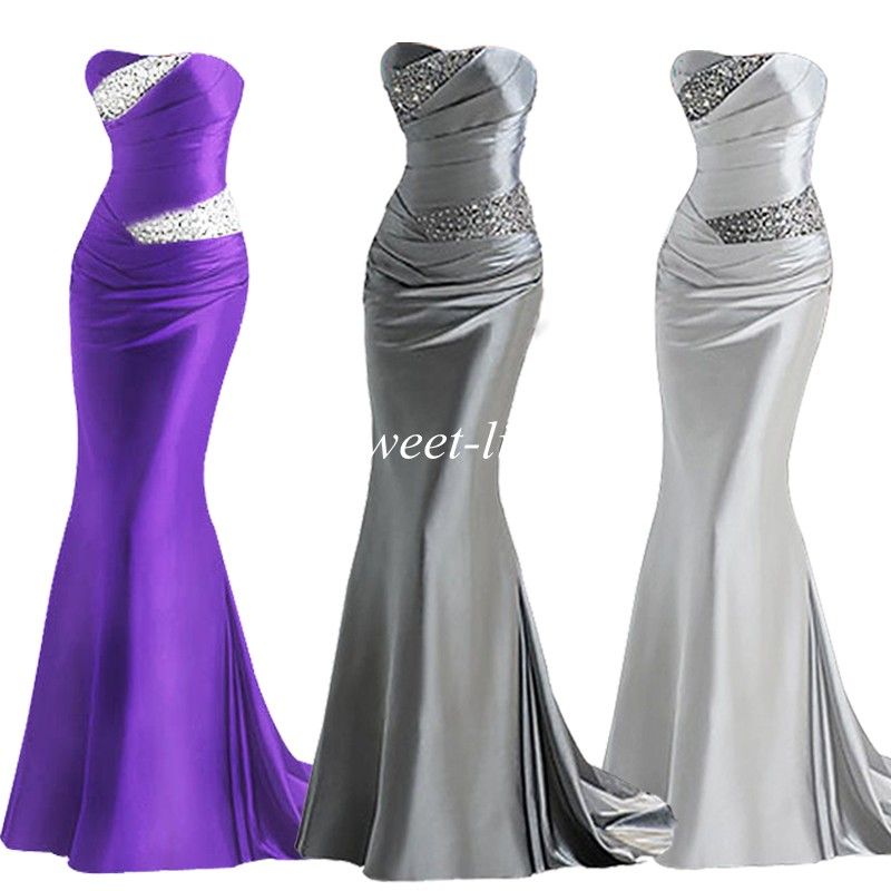 2015 Cheap Prom Dresses Mermaid Sexy In Stock Gray Purple Strapless ... 2015 Cheap Prom Dresses Mermaid Sexy In Stock Gray Purple Strapless ...